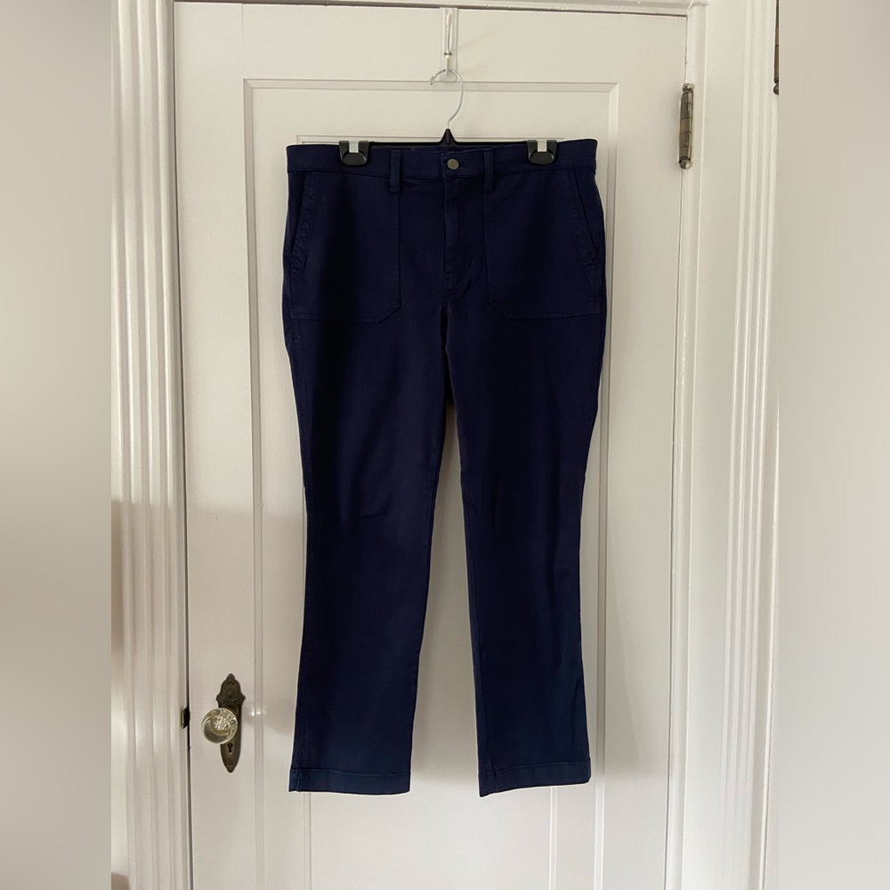 J. Crew Vintage Straight Cargo straight-leg navy pant, size 31